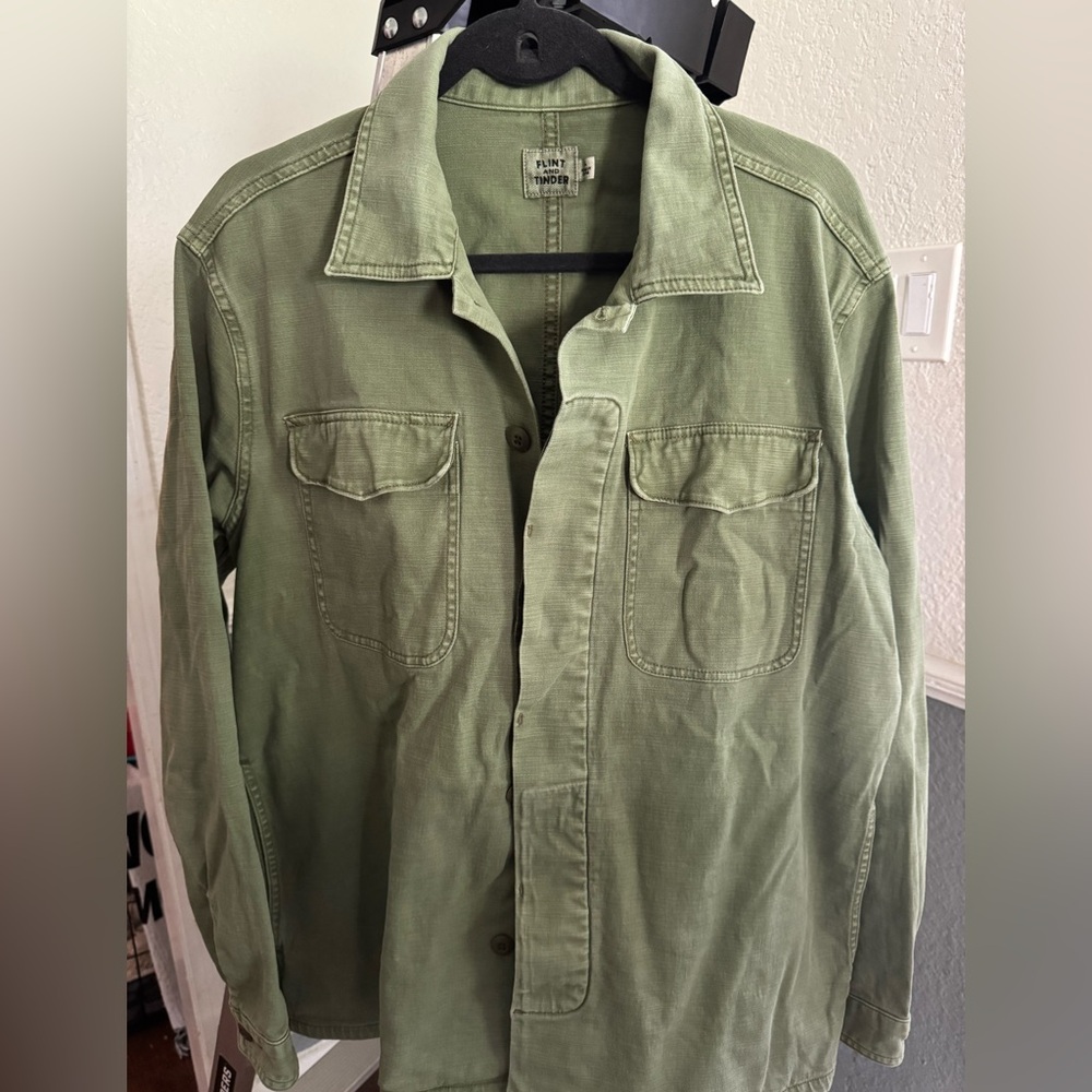 Flint and Tinder Huckberry military field shirt jacket